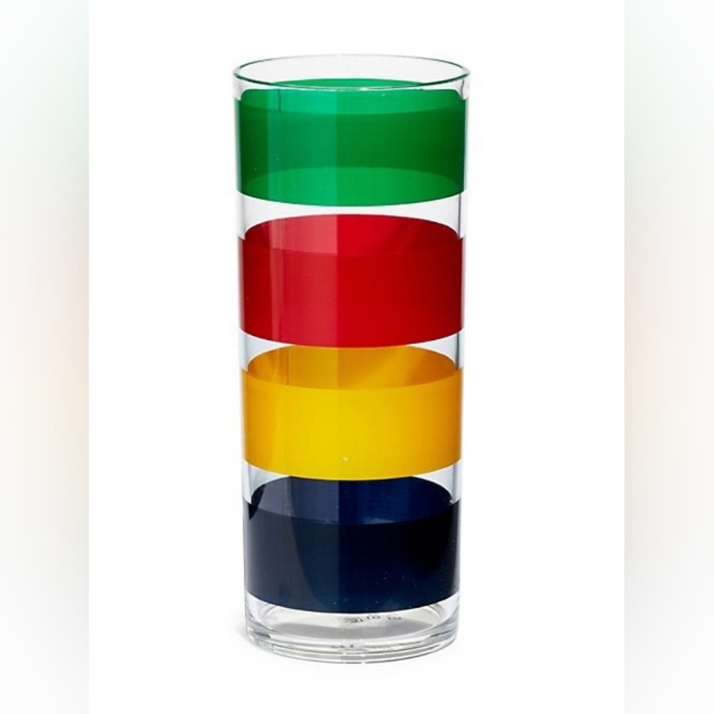Hudson's Bay HBC Stripes Patio Glasses Set Of 4